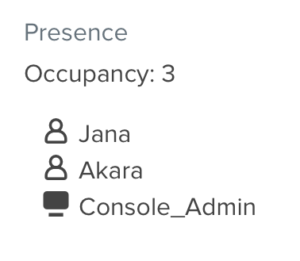 Occupancy panel showing 3 clients