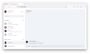 Preview of Chat App for Moderation Dashboard demo