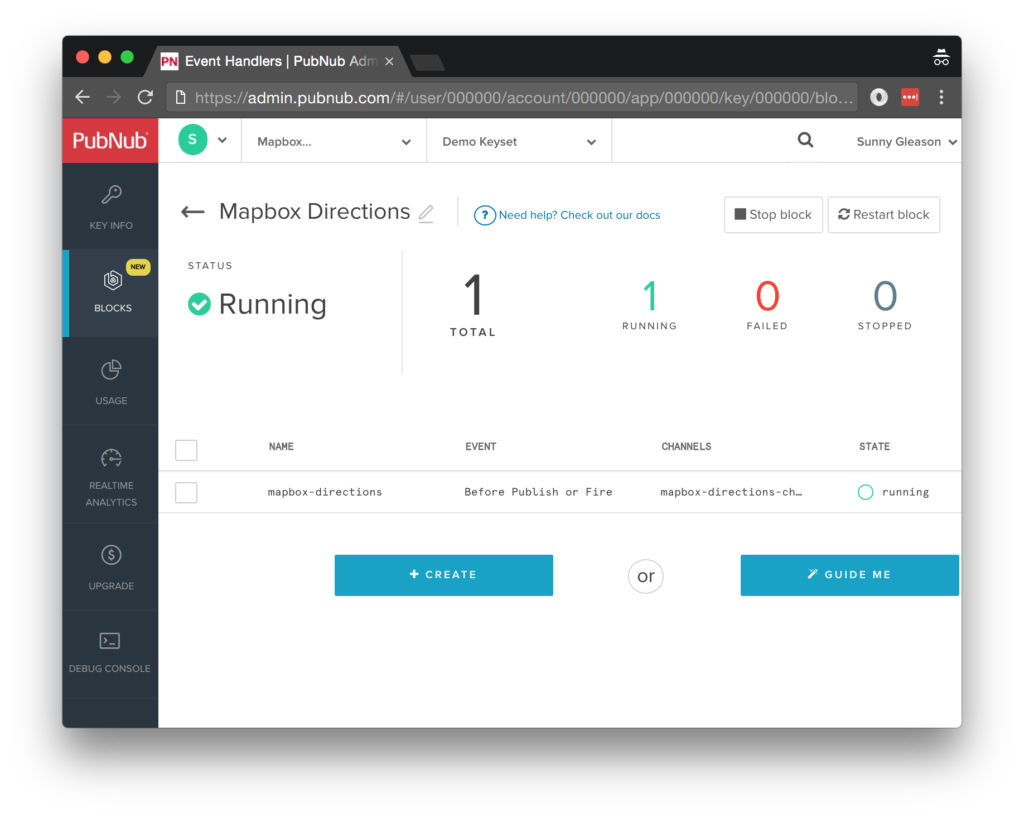 Create Event Handler