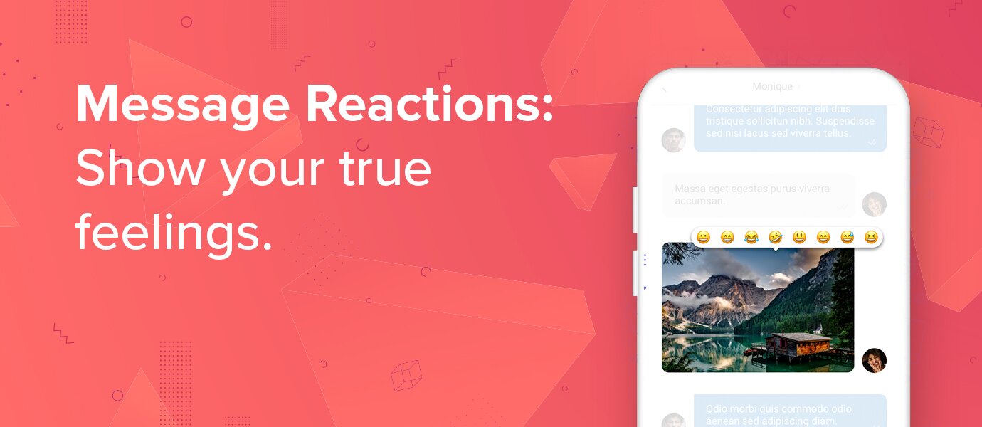 Message reactions allow you to show your true feelings in game)