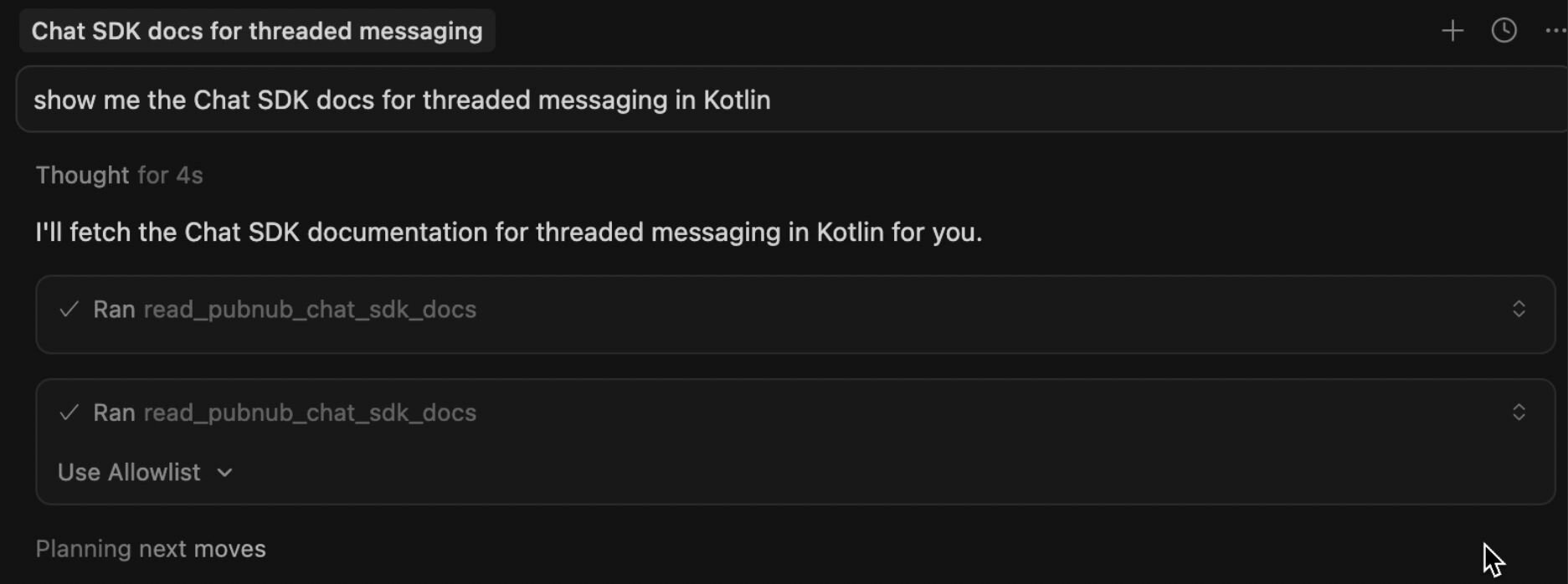 Read PubNub ChatSDK Documentation