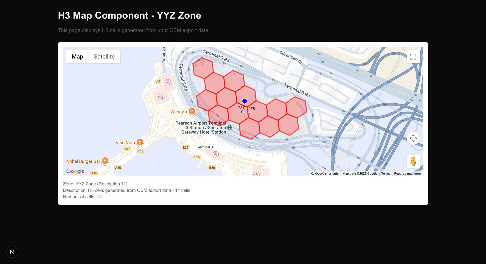 Google Maps Zoning
