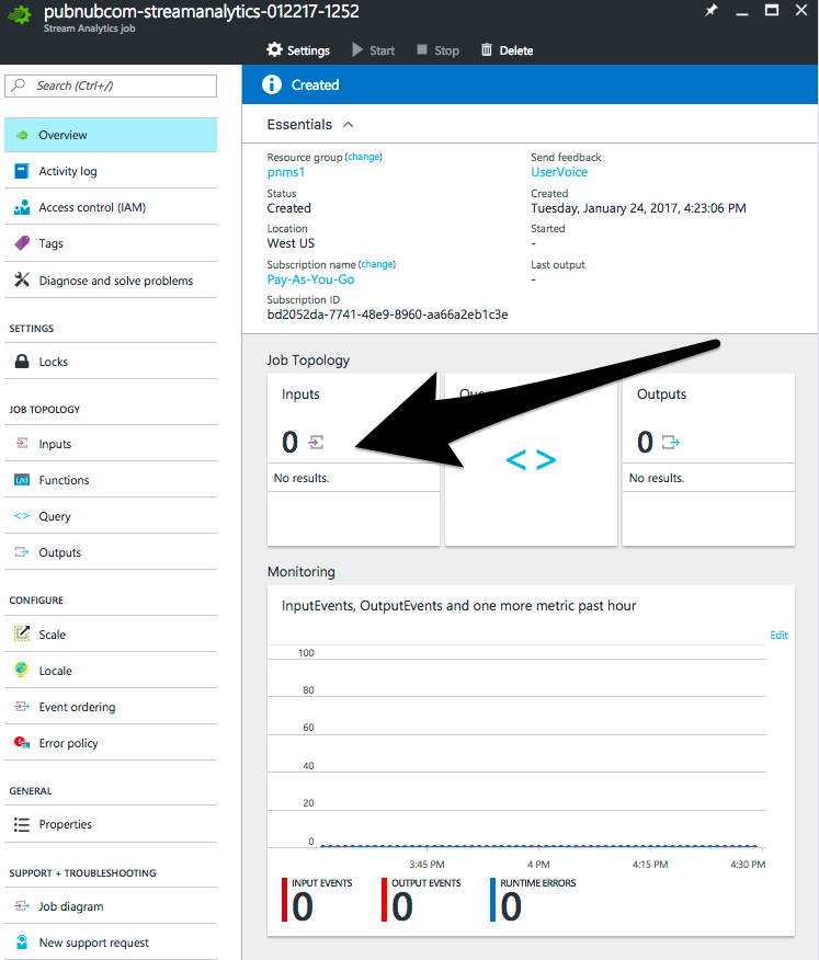 PubNub Azure Event Hubs Demo