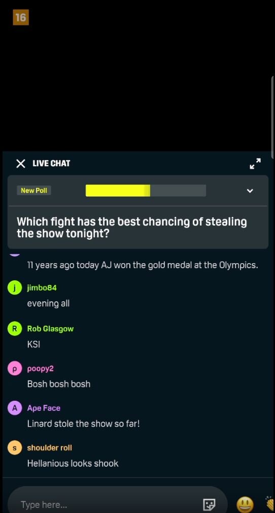 DAZN’s live chat keeps viewers engaged on their second screen during live events
