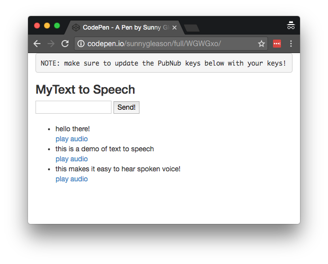HTML UI