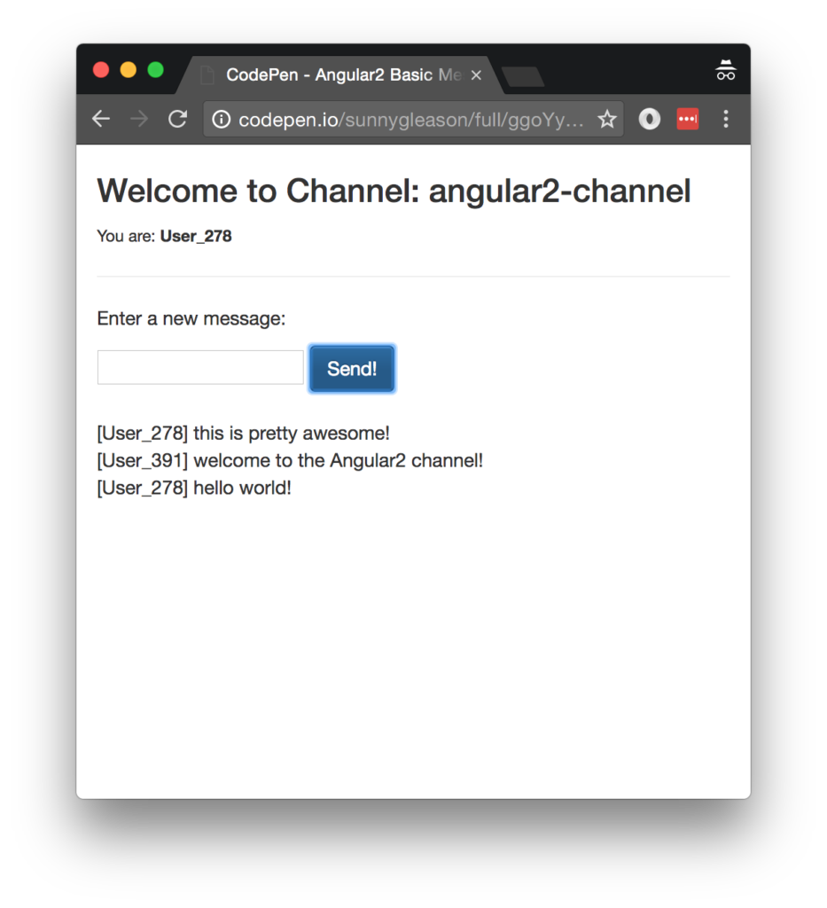 Getting Started with the PubNub Angular 2 SDK
