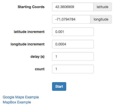 Google Map Geolocation Tracking in Real time with JS